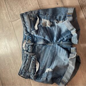 Denim Distressed Women Shorts